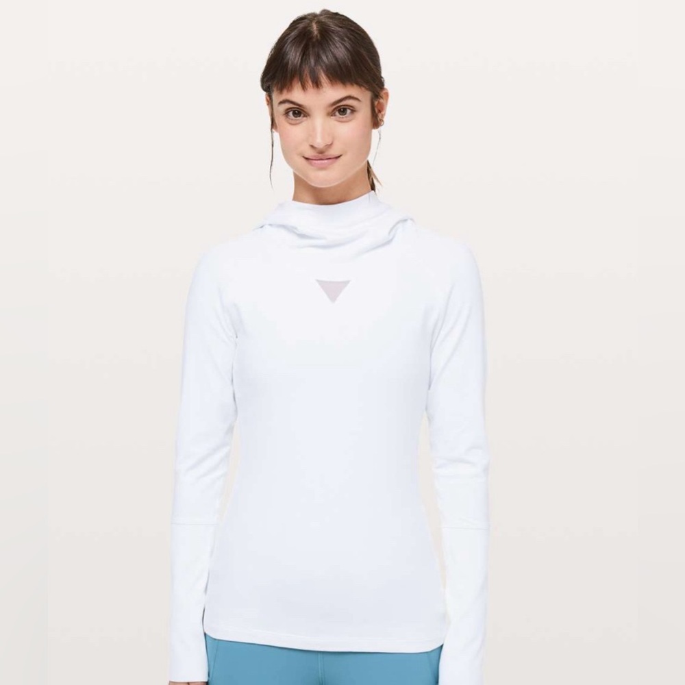 Lululemon Brisk Running Hoodie White Size 2 style number W3CB1S